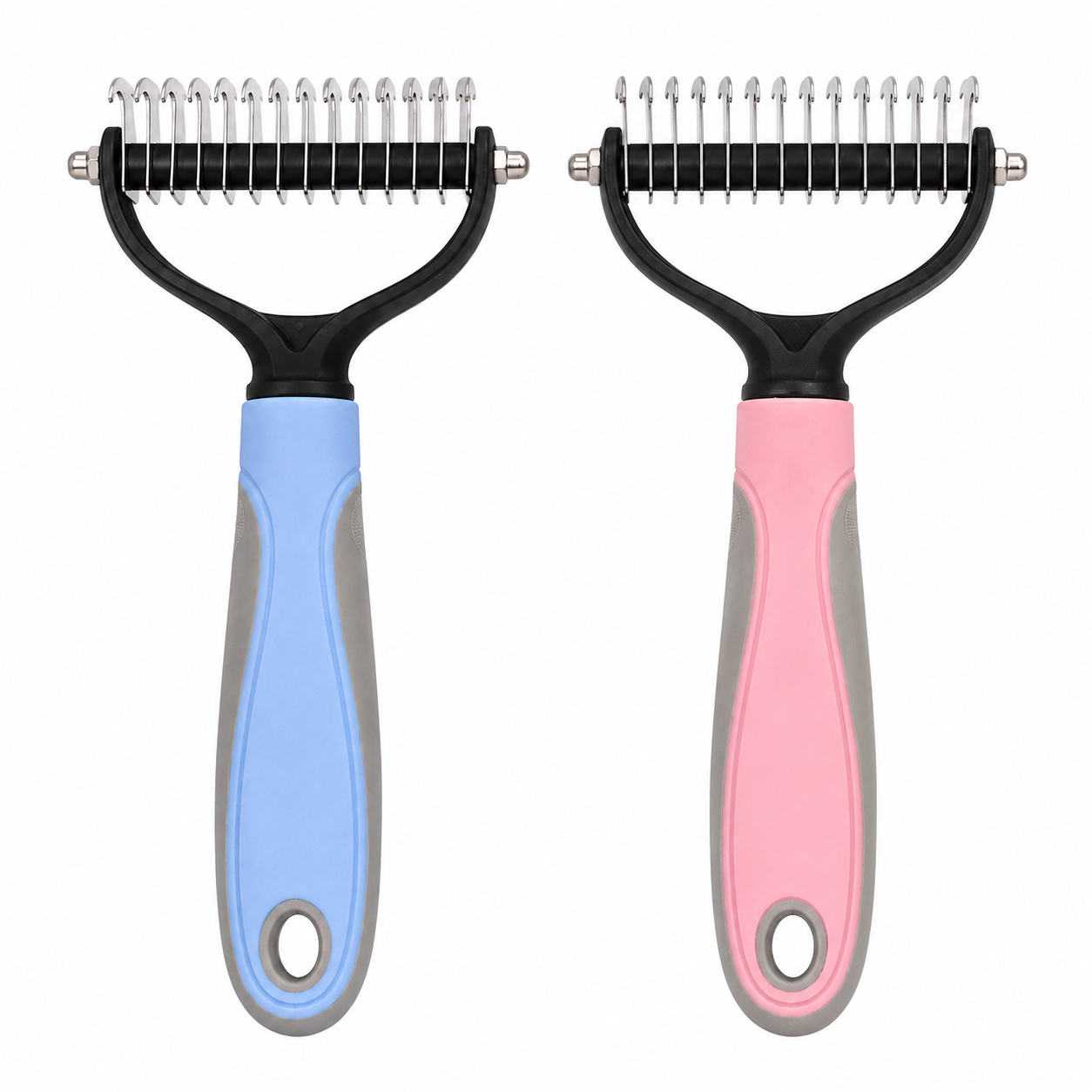 Dual-Sided Pet Dematting Comb