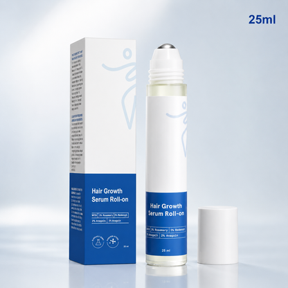 COCONEE 25ml beard growth serum roll-on with product box