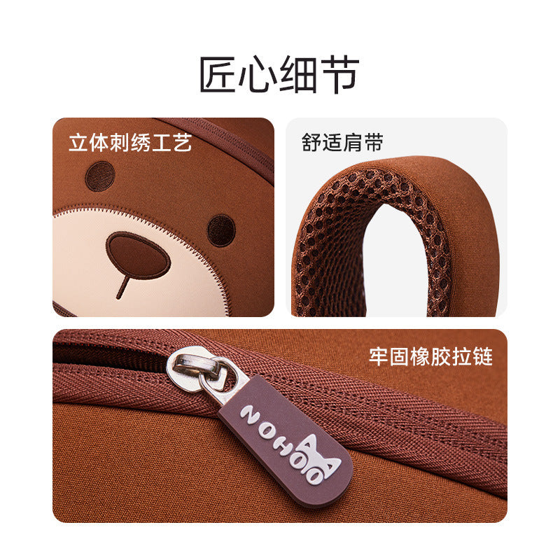 Nuohu children's backpacks, kindergarten girls' and boys' double-shoulder backpacks, cute little bags for babies, perfect for outings.