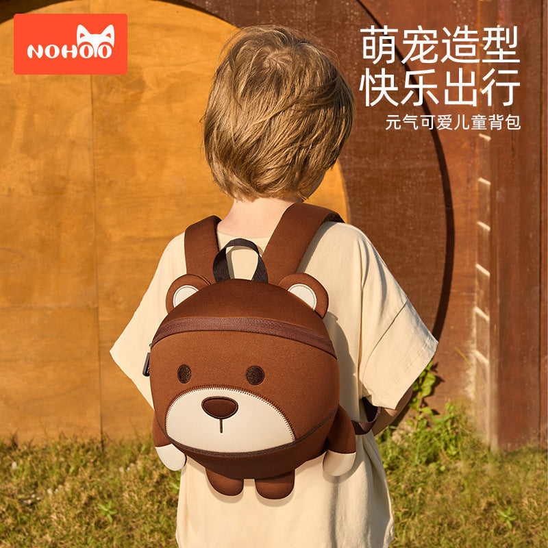 Nuohu children's backpacks, kindergarten girls' and boys' double-shoulder backpacks, cute little bags for babies, perfect for outings.