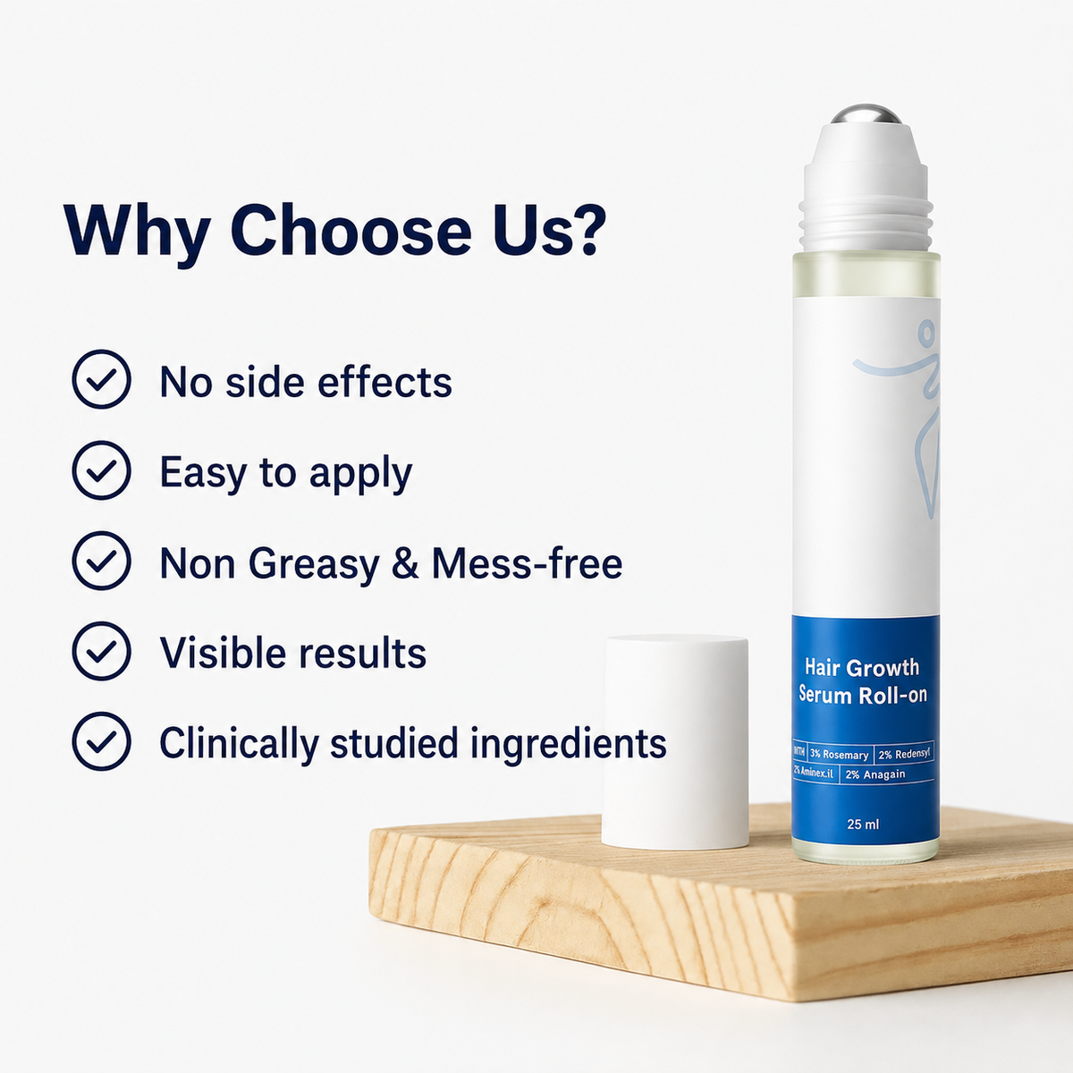 Benefits of choosing COCONEE beard growth serum roll-on