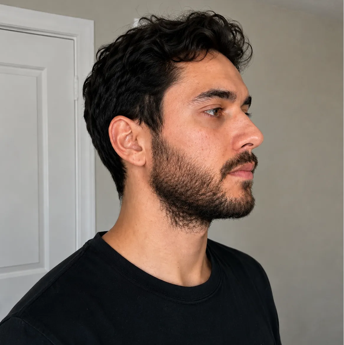 Beard routine after